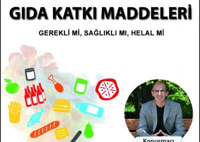 “Farketmeden Yediklerimiz: Gıda Katkı Maddeleri” Konferansı